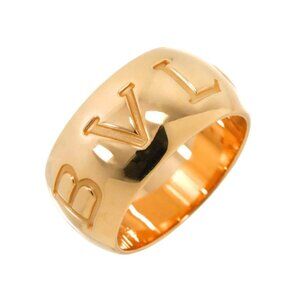 BVLGARI Logo Ring 18K PG 750 Size53 6(US) 90288328